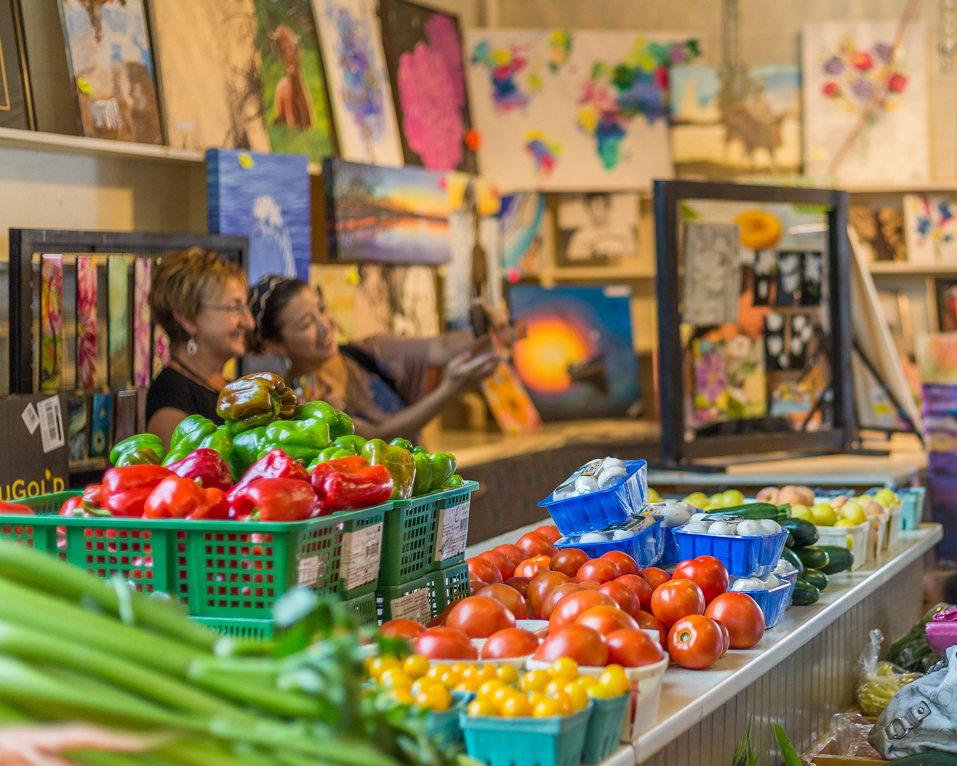 Chợ Fredericton Boyce Farmer’s Market là một trong những khu chợ nông dân hàng đầu Canada.