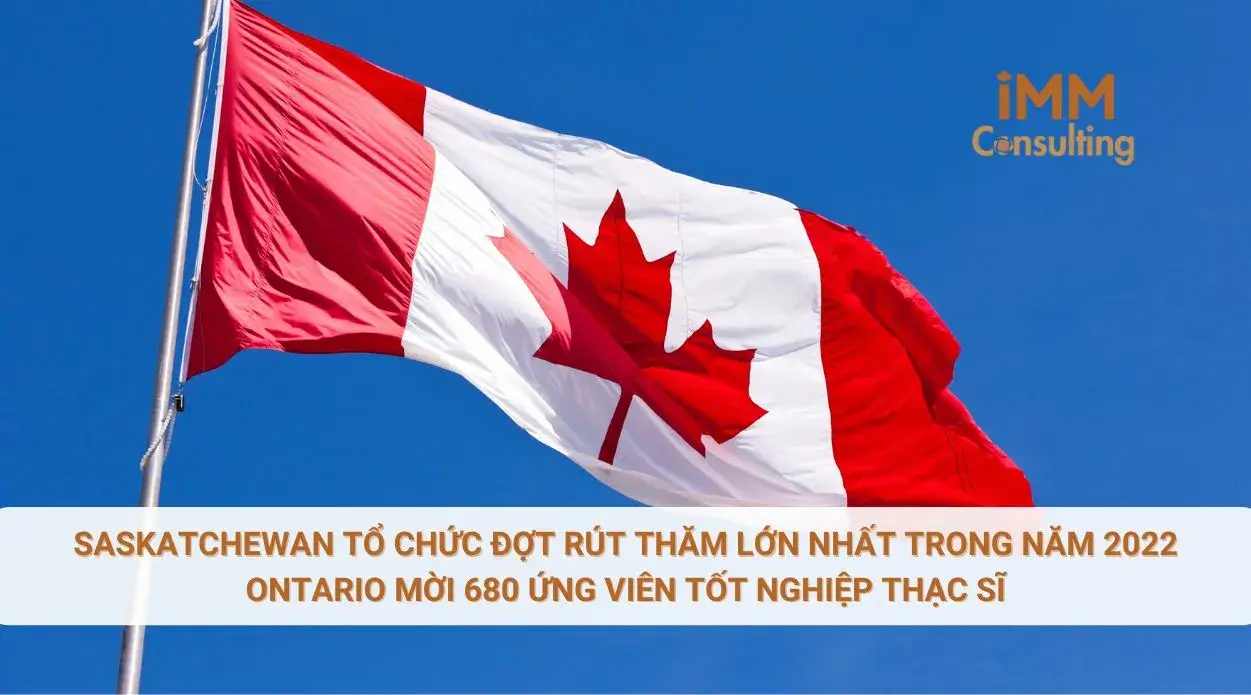 Saskatchewan tổ chức đợt rút thăm lớn nhất trong năm 2022, Ontario mời 680 ứng viên tốt nghiệp thạc sĩ