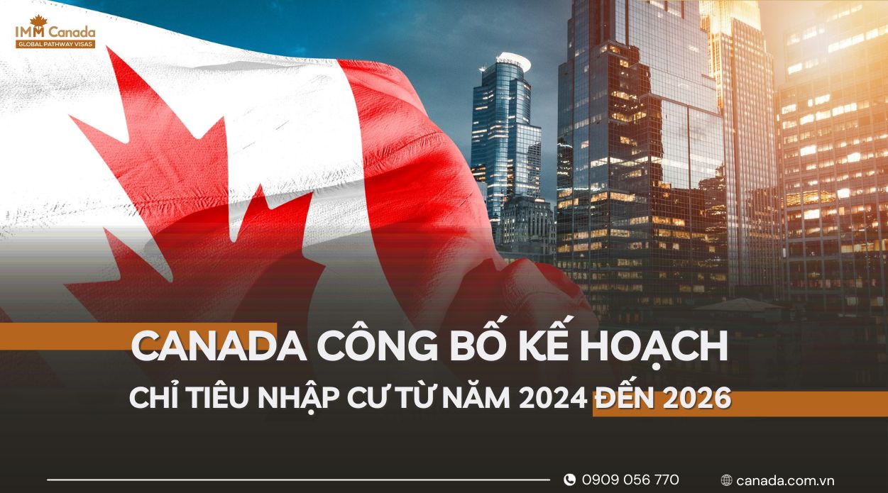Canada công bố kế hoạch chỉ tiêu nhập cư từ năm 2024 đến 2026