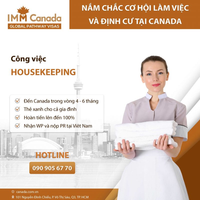 Housekeeping Attendant - Nhân viên buồng phòng 