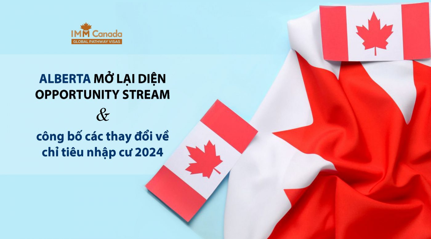 Alberta mở lại diện Opportunity Stream và công bố các thay đổi về chỉ tiêu nhập cư 2024