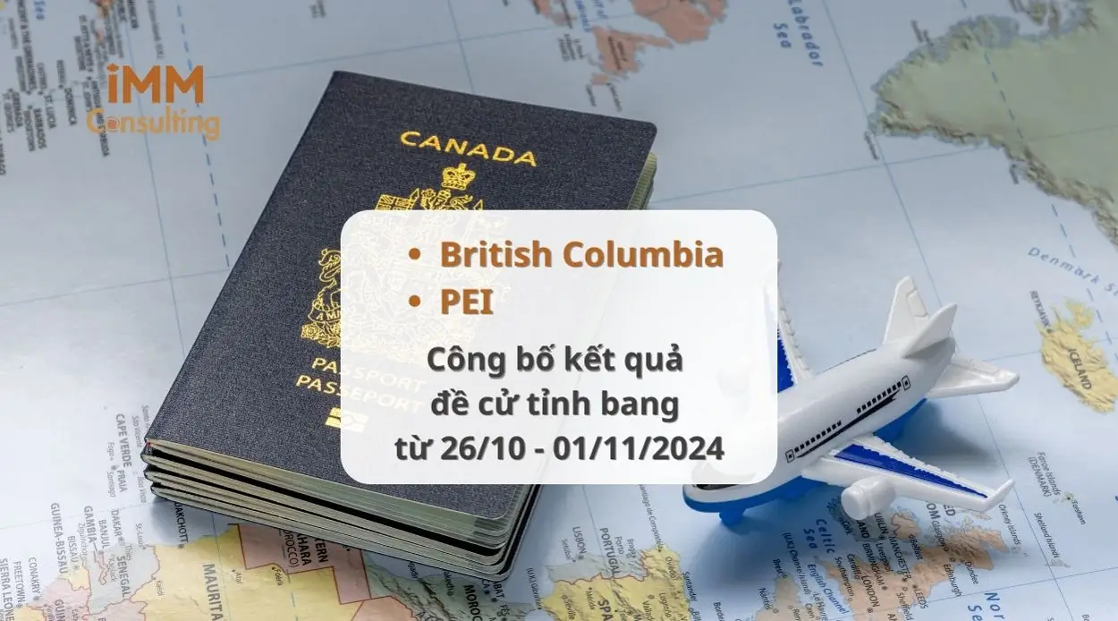 Kết quả rút hồ sơ đề cử tỉnh bang của British Columbia và Đảo Hoàng tử (PEI)