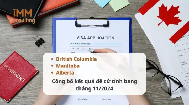 Kết quả đề cử tỉnh bang British Columbia, Manitoba và Alberta trong tháng 11/2024