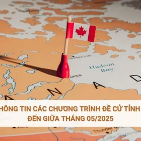 Cập nhật thông tin các chương trình đề cử tỉnh bang (PNP) đến giữa tháng 05-2025