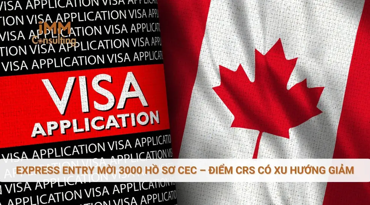 Express Entry mời 3000 hồ sơ CEC – Điểm CRS có xu hướng giảm