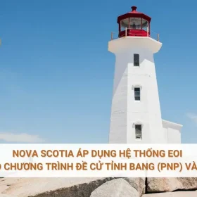 Nova Scotia áp dụng hệ thống EOI cho chương trình đề cử tỉnh bang (PNP) và AIP