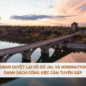 Saskatchewan duyệt lại hồ sơ JAL và Nomination cuối 2025 - Danh sách công việc cần tuyển gấp