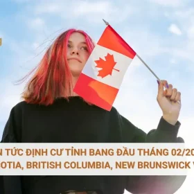 Tin tức định cư tỉnh bang đầu tháng 02/2026 từ Nova Scotia, British Columbia, New Brunswick và Alberta